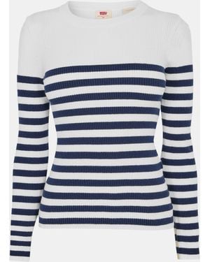 Levi's Rib Crew Knitted Top - White