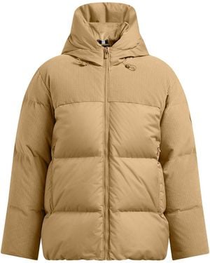Under Armour Limitless Cord Quilted Heavyweight Puffer Jacket - Natural