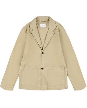 Albam Fairfax Tailored Fit Blazer - Natural