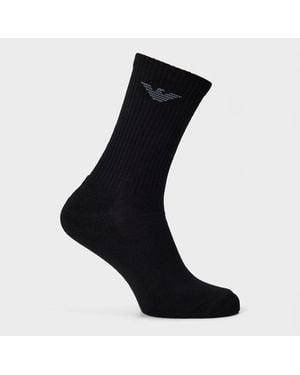Emporio Armani Crew Socks - Black