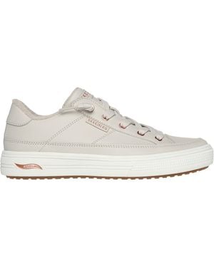 Skechers Arch Fit Arcade Low-Top Trainers - White