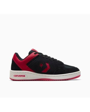 Converse Weapon Suede High-Top Trainers - Red
