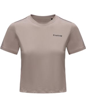 Firetrap Cropped Tee - Grey