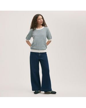 Finery London Rita Knitted Top - Blue