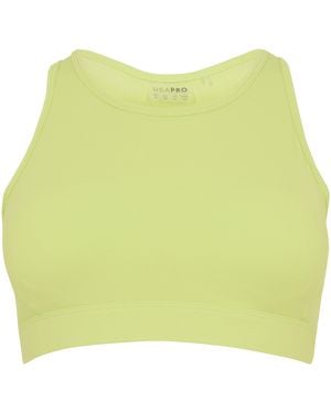 Usa Pro Core Racer Back Sports Bra - Green