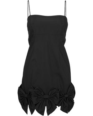 LoveShackFancy Kennedi Mini Dress - Black