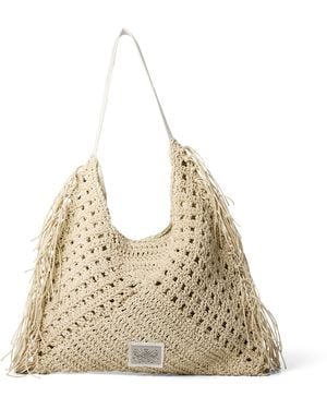 Biba Fringe Shoulder Bag - Natural
