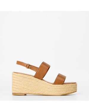 ALDO Keoni Wedge Heeled Sandals - Brown