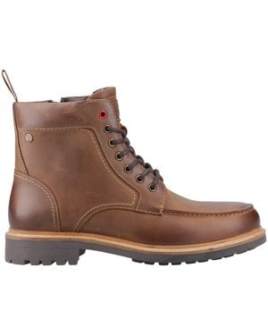 HUNTER Shaws Ankle Boot - Brown
