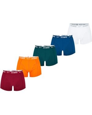 Lee Cooper Essential Boxer Trunk 5-Pack - Blue