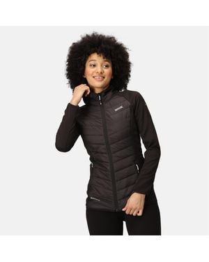 Regatta Andreson Water Resistant Hooded Long Sleeve Insulated Puffer Jacket - Black