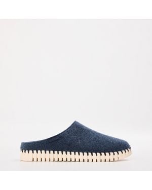 Ilse Jacobsen Flats Canvas Slip-On Trainers - Blue