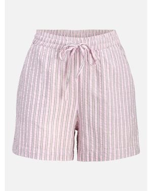JJXX Zoe Seersucker Shorts - Pink