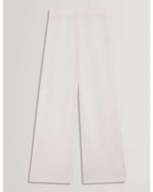 Ted Baker Wide Leg Trousers - White