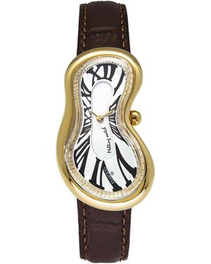 Exaequo Melting Quartz Analogue Watch - Metallic
