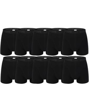 Lee Cooper Essential Boxer Trunk 10-Pack - Black