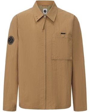 Pretty Green Heaton Overshirt - Natural