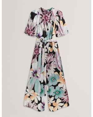 Ted Baker Wide Leg Jumpsuit - Black
