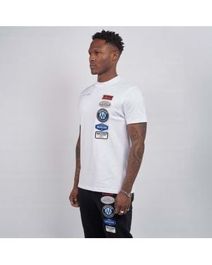 Mercier Hybrid Badge T-Shirt - White