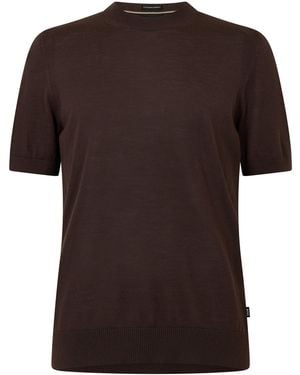 BOSS Knitted Top - Brown