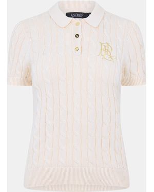 Ralph Lauren Lrl Natrissa Knt Plo Ld61 - White