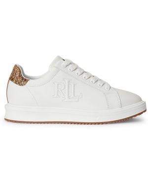 Ralph Lauren Ainsley Low-Top Trainers - White