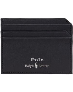 Polo Ralph Lauren Smooth Leather Credit Card Case - Black