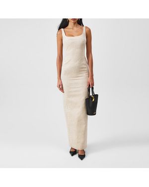 Jacquemus Croc Maxi Dress - Metallic