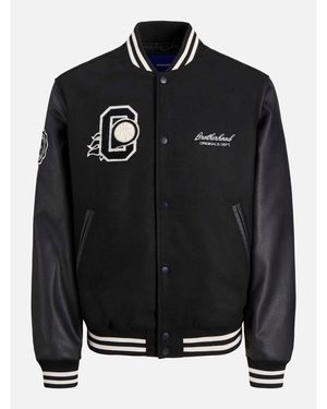 Jack & Jones And University Bomber - Black