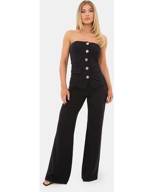 I Saw It First Wide Leg Trousers - Black