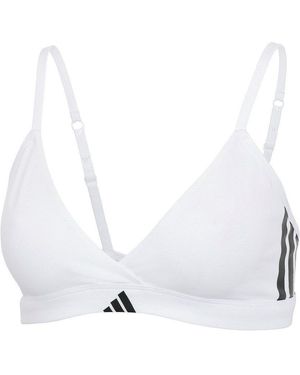 adidas Triangle Wrap Bralette - White