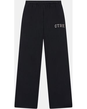 The Couture Club Ctre Straight Leg Knitted Joggers - Blue