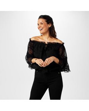 Biba Bardot Top - Black