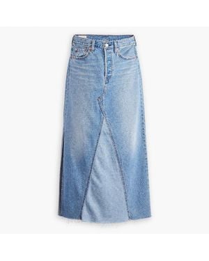 Levi's Iconic Long Denim Skirt - Blue