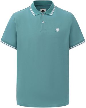 Pretty Green Tipped Polo - Blue