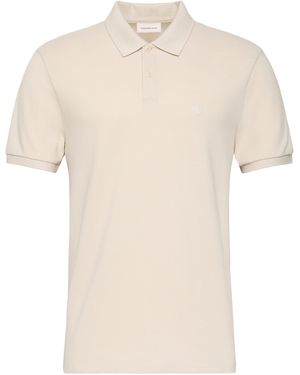 Calvin Klein Ckj Pique Short-Sleeve Polo Shirt - Natural