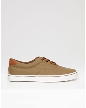 Threadbare Casual Low-Top Trainers - Brown