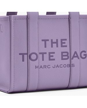 Marc Jacobs Small Leather Tote Bag - Purple