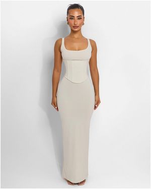 Mars the Label Sandra Scoop Maxi Dress - White