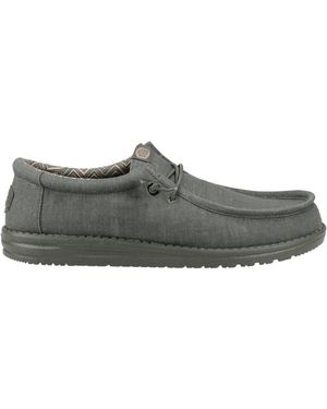 HEYDUDE Wally Stretch Canvas Shoes - Green