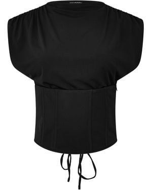 Mars the Label Sandra Corset Top - Black