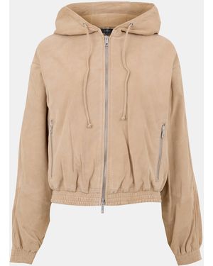 Represent Oblivion High-Quality Leather Tailored Fit Jacket - Natural