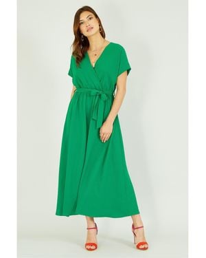 Mela London Kimono Sleeve Midi Dress - Green