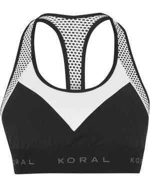 Koral Emblem Bra - Black