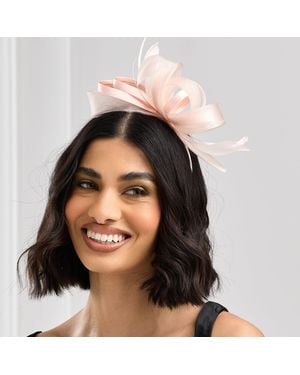 Jon Richard Nude Medium Fascinator Headband - Brown