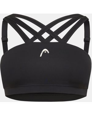 Head Capsule Non Wired Medium Impact Sports Bra - Black