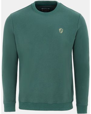 Howick Crew Neck Jumper - Green