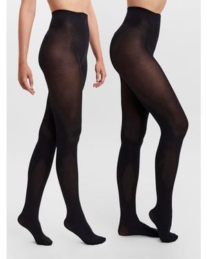 Vero Moda 40 Denier Tights 2 Pack - Black
