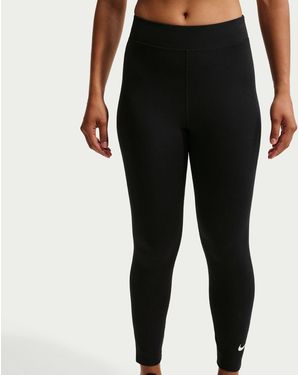 Nike One High-waisted Crop Leggings - Black
