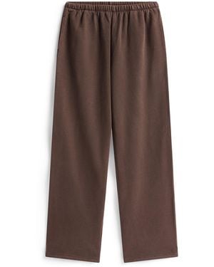 Tommy Hilfiger Open Hem Fleece Joggers - Brown